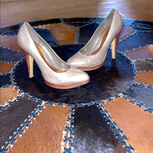 Luichiny Fossil/Wind Leather Platform Pump